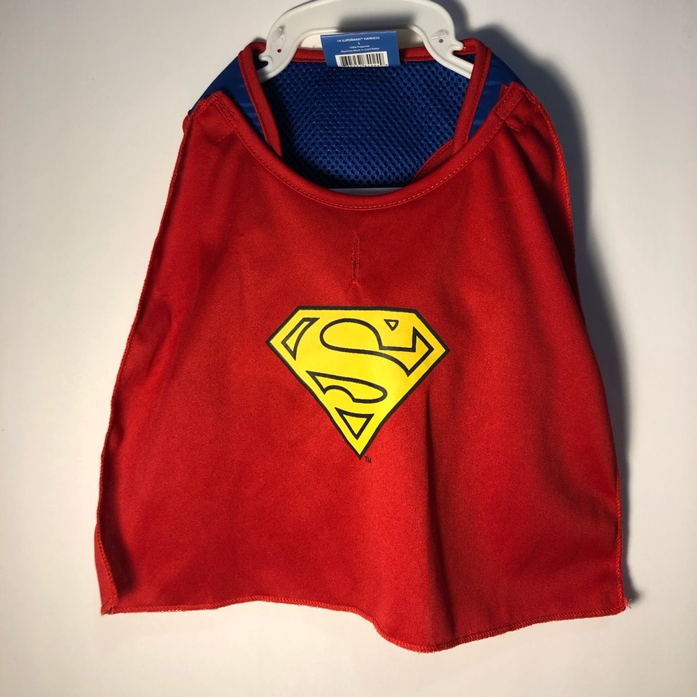 Superman Harness Halloween Pet Dog Costume Small